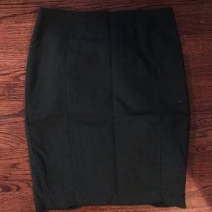 Express Hunter Green Pencil Skirt